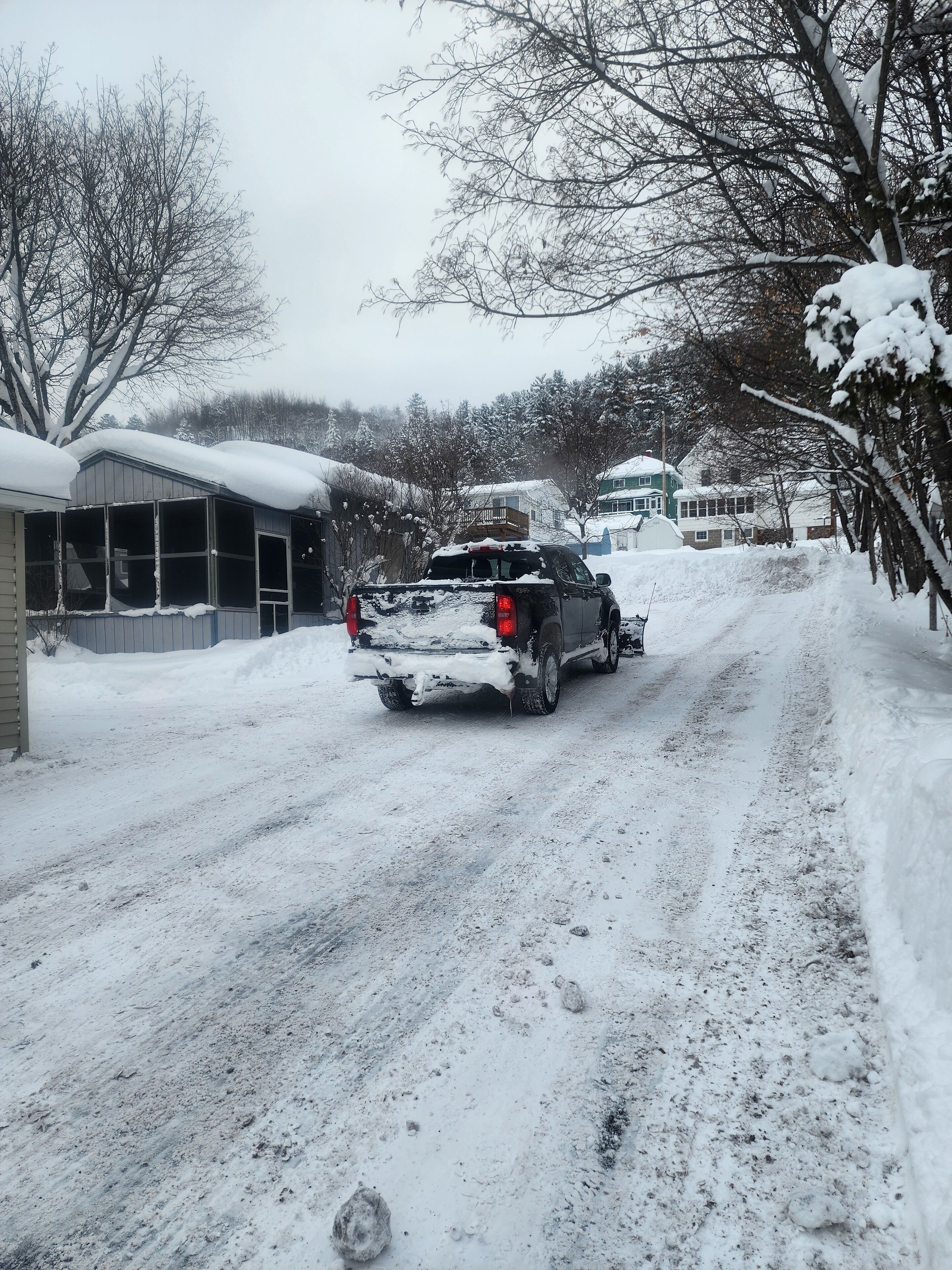 ample trailer parking