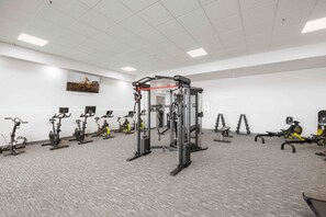 Fitness facility - Badger Den:Snow+24/7Gym+Accessible+Laundry
 (Ephraim)