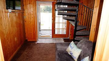 智能電視、壁爐、書籍、電腦螢幕