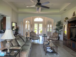 TV, DVD player, books - Beautiful home in gated community! Perfect for active lifestyles! (Fort Myers)