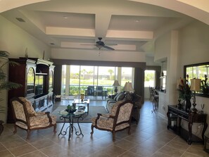TV, DVD player, books - Beautiful home in gated community! Perfect for active lifestyles! (Fort Myers)