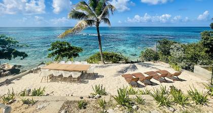 Caribbean Rhapsody Villa, Oceanfront Island Harbour Anguilla!!
