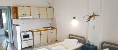 2 makuuhuonetta, ilmainen Wi-Fi, vuodevaatteet