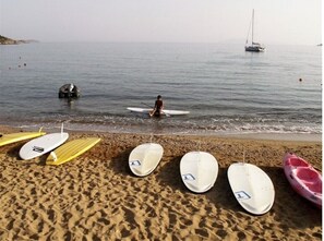 Accommodatie ligt op het strand