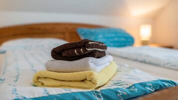 1 slaapkamer, een bureau, een strijkplank/strijkijzer, gratis wifi