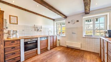 Kühlschrank, Ofen, Herdplatte, Geschirrspüler