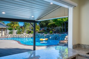 Outdoor pool, a heated pool - 4,500 sq-ft retreat with a pool and hot tub in the middle of wine country!  (Templeton)
