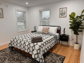 3 bedrooms, iron/ironing board, travel crib, WiFi