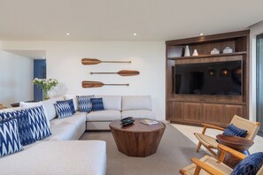 Living area - 3 bedroom amazing condo in TAU Punta Mita by Masterly Experience (Punta Mita)