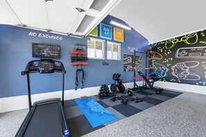 Fitness facility - Palm & Peace Retreat (La Mesa)