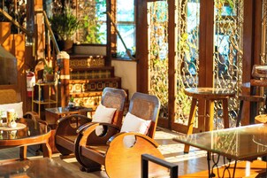 Sala de estar en el lobby