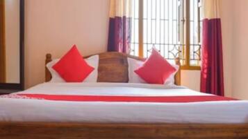 Free WiFi, bed sheets