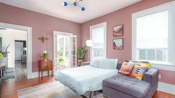 1 sovrum, strykjärn/strykbräda, resesäng och wi-fi