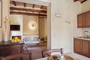 Flat-screen TV - Il Borghetto - La Ghibellina Townhouse, private apartment with balcony  (Castelnuovo dell'abate)