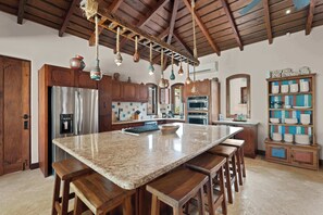 Fridge, microwave, oven, stovetop - Private Colonial Villa | Plunge Pool & Trails (Playa Potrero)