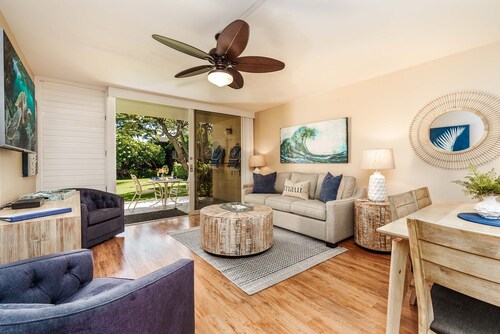 Oceanview 1 Bd 1ba Napili Shores F147 - AC, King bed, ground floor