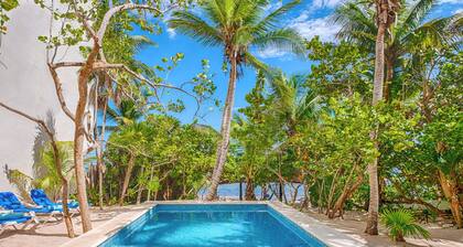 Bright and airy beachfront villa located in Soliman Bay with a New Pool