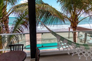 Deluxe Twin Room, 1 Queen Bed, Patio, Sea View | Lanai - Pousada Luar de Maracaípe (Ipojuca)