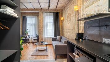 Design Apartment | Living area | 40-inch Smart TV with digital channels