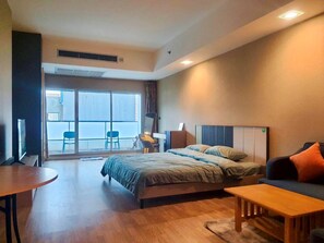 1 chambre, coffre-fort, bureau, accès au Wi-Fi (inclus)
