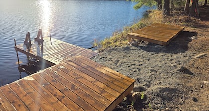 Secluded Muskoka Glamping Cabin with Private Lake & Trails