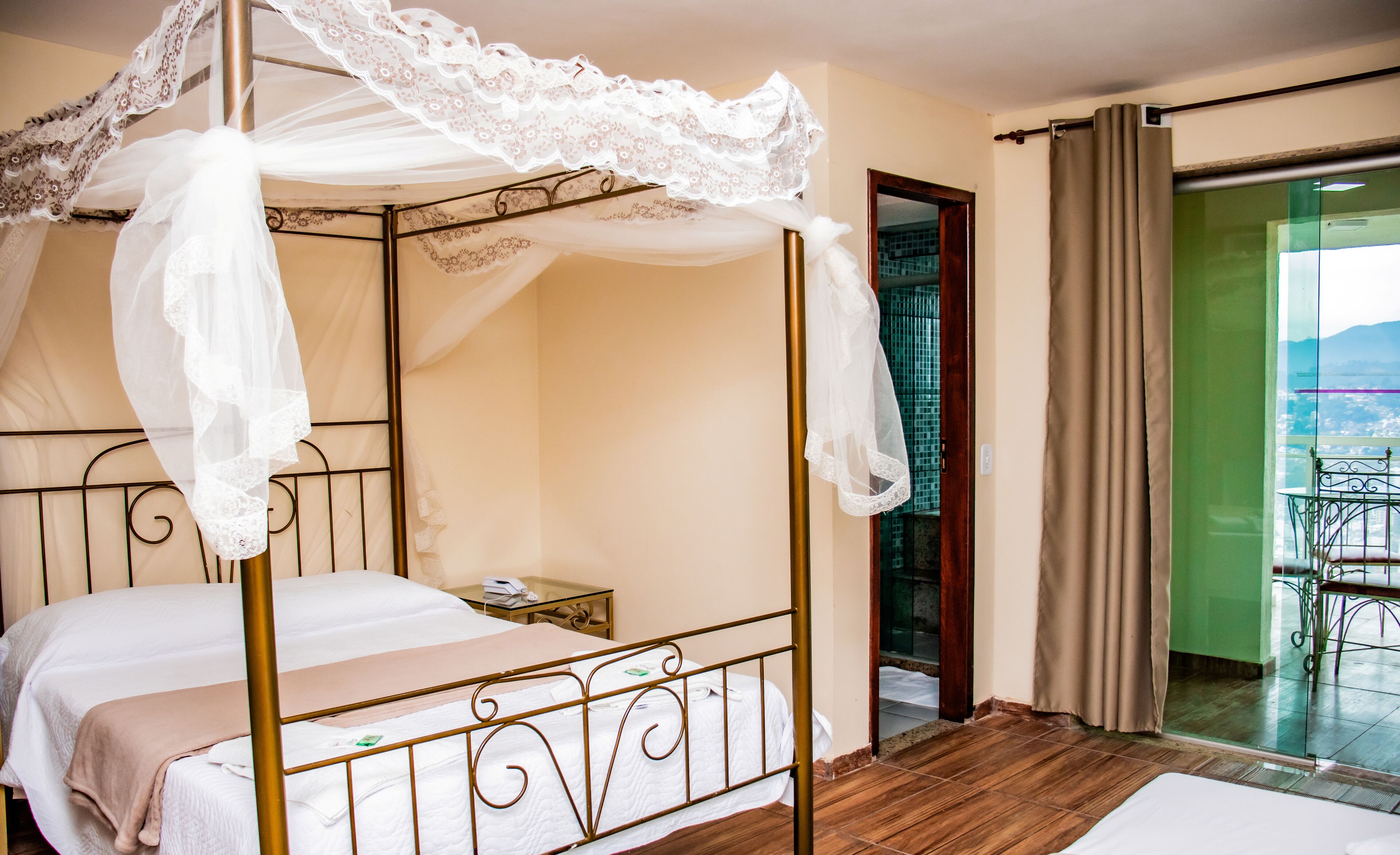 Comfort Quadruple Room, 1 Double Bed with Sofa bed, Balcony, City View | Free WiFi