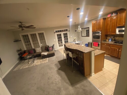 Open Floor Plan, Spa Tub, Chef’s Kitchen, King Bed, 