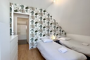 2 chambres, Wi-Fi, draps fournis