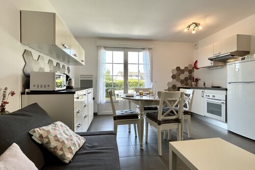 Ma cabane de plage, logement avec jardin et parking pour 4 personnes.