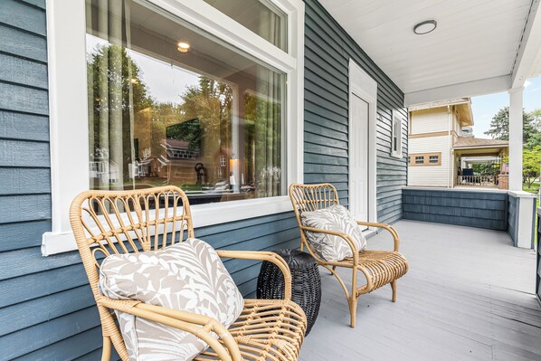 Terrace/patio - New! Luxury 1BR Flat near Downtown Mount Clemens (Mount Clemens)