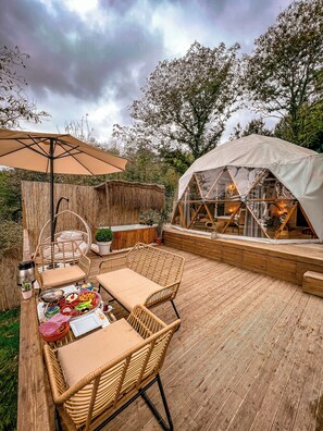 Deluxe bungalow | Terras