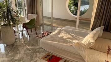 基础客房, 阳台, 河景