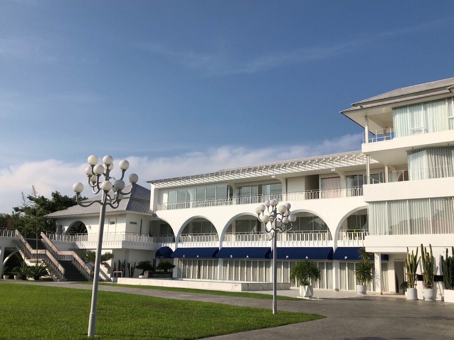 ด้านหน้าที่พัก