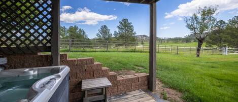 Idromassaggio all'aperto