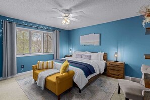 3 bedrooms, desk, iron/ironing board, WiFi