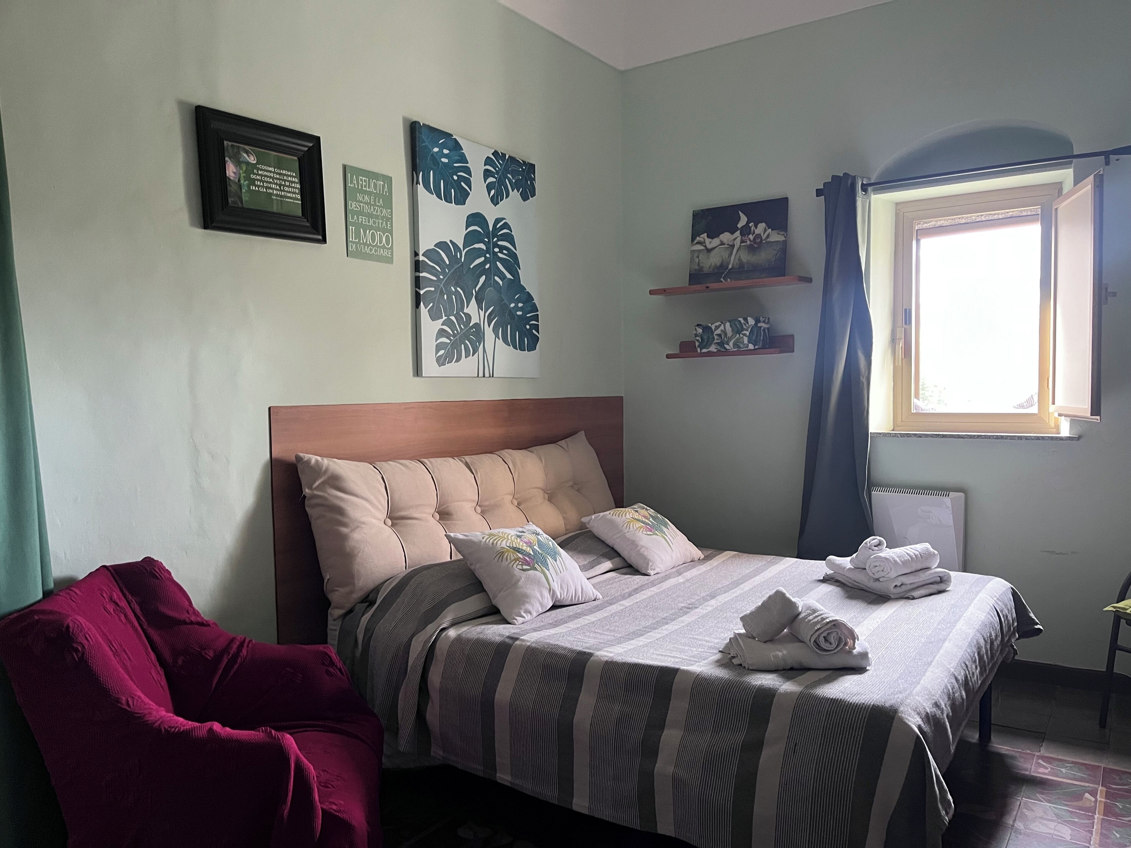 2 bedrooms, iron/ironing board, travel crib, WiFi