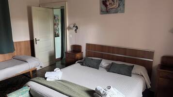 2 bedrooms, iron/ironing board, travel crib, WiFi