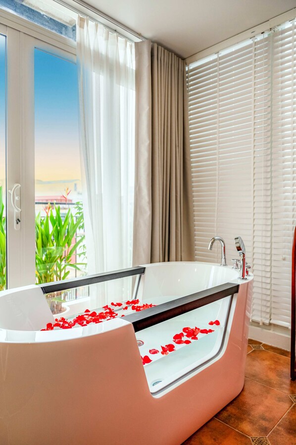 Blick von der Unterkunft