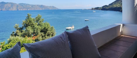 Deluxe Triple Room, Accessible, Ensuite (Morgana) | Balcony view