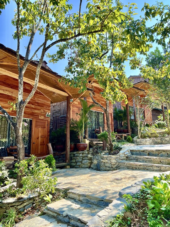 Family Bungalow, 2 Bedrooms, Non Smoking, Garden View | Premium bedding, desk, bed sheets - Bac Ha Charm Stay (Bac Ha)