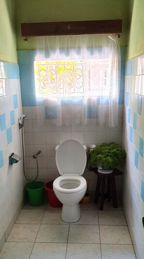 Towels, soap, toilet paper