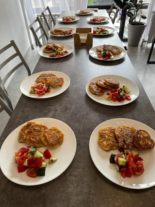 Free daily local cuisine breakfast