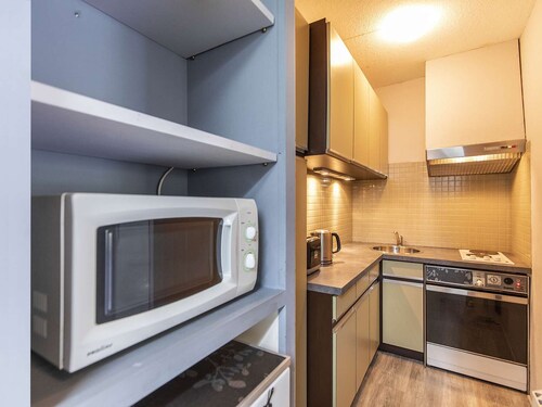 Studio 3 pers, proches pistes, cheminée, animaux admis