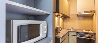 Studio for 3 near slopes, with fireplace