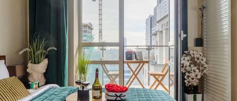 Deluxe-Apartment | 1 Schlafzimmer, individuell dekoriert, individuell eingerichtet