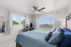 3 bedrooms, iron/ironing board, free WiFi, bed sheets - Panoramic ocean & mountain view villa • Private pool & rooftop (Yabucoa)