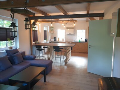 Apartment David and Marion near the North Sea, the Weser beach and the Weser cycle path