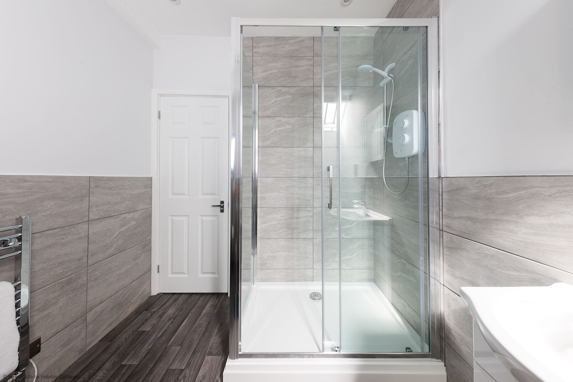 Shower, hair dryer