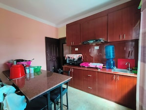 Private kitchen - Just about 8km from Kathmandu, but it feels like hundreds of km away from city. (Kathmandu)