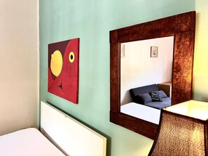 1 غرفة نوم وواي فاي وملاءات أسرّة